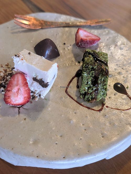 Half dessert set at Fune Ethical Lifestyle in Kyoto