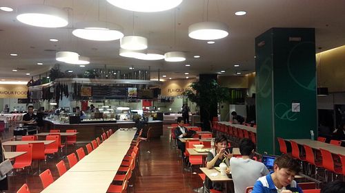 in the back of the food court at Talalask - Central World Mall in Bangkok