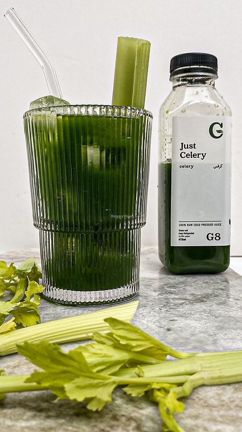 Just celery juice at Cleanse & Glow in Riyadh