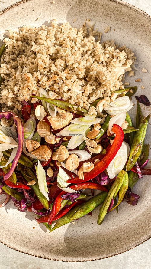 Sautéed vegetables + Quinoa  at Cleanse & Glow in Riyadh