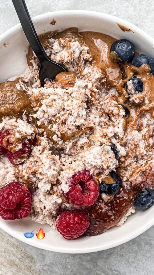 Grain free hot cereal at Cleanse & Glow in Jeddah