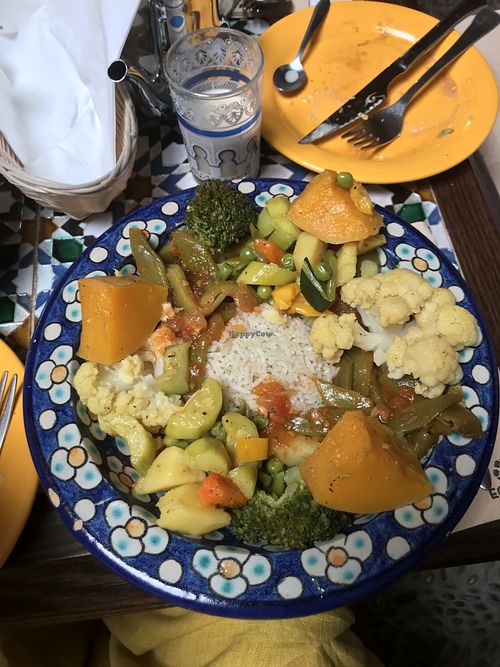 Vegetable Tagine at Salon de Te in Cordoba