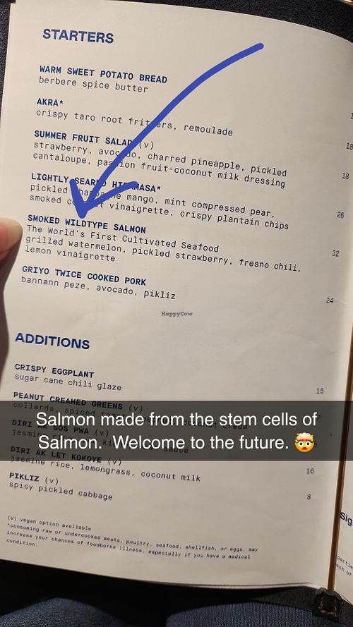 Vegan Salmon?  at Kann in Portland