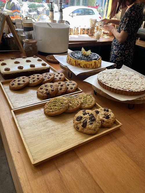 Vegan cookies  at Hana Corner Cafe in Tirana