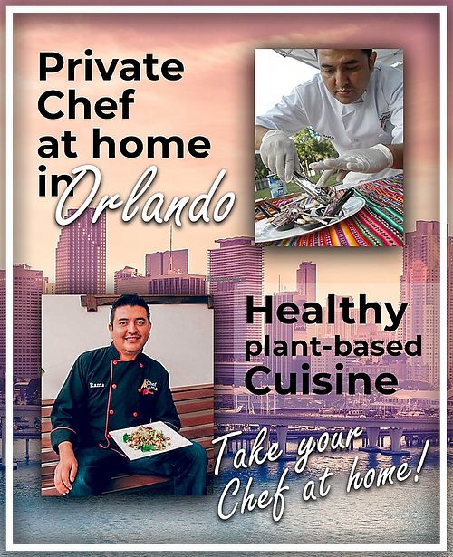 Peruvian's food today is considered one of the best in the world 🌎
Chef Rama's speciality is healthy #plantbased cuisine 🥗, that your family and you can enjoy just by calling at Chef Rama in Orlando