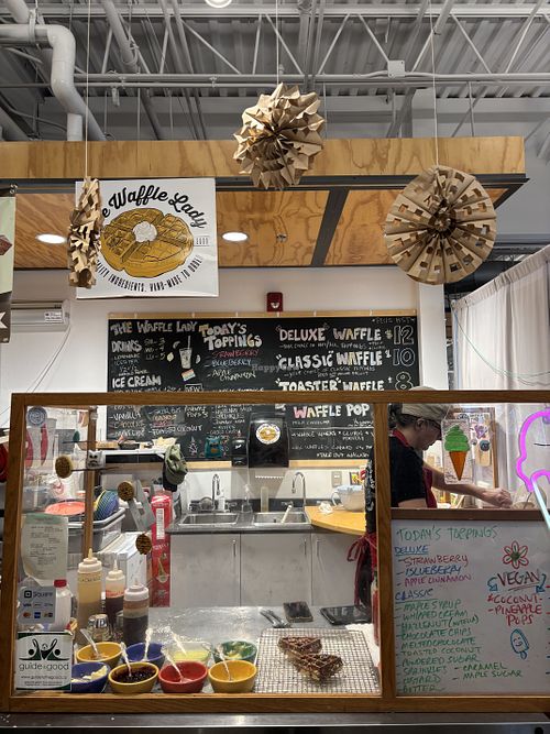 The Waffle Lady booth  at The Waffle Lady in St Johns