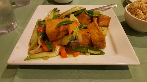 braised tofu  at Veggie House in Las Vegas