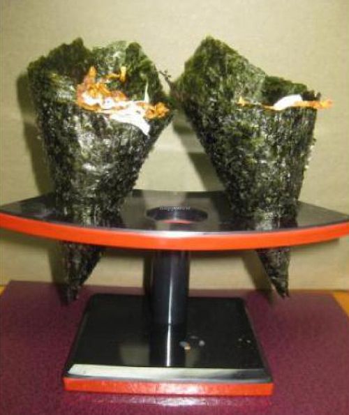 veggie hand roll at Veggie House in Las Vegas