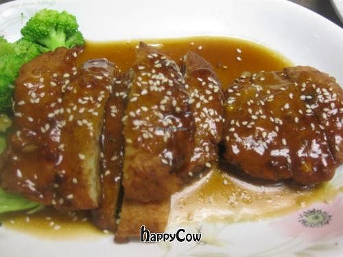 veggie teriyaki chicken at Veggie House in Las Vegas