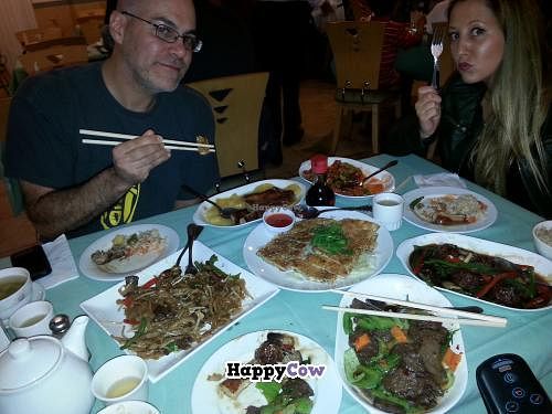 What a vegan feast!  chef kenny is the best! ! at Veggie House in Las Vegas