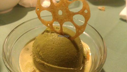 Green tea sticky rice at Veggie House in Las Vegas