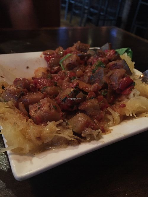 Spaghetti squash with ratatouille  at Chill in St Pete Beach