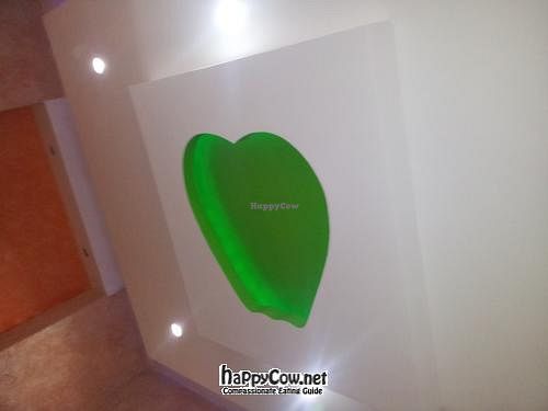 Apple on the ceiling. at Vital in Santa Marta