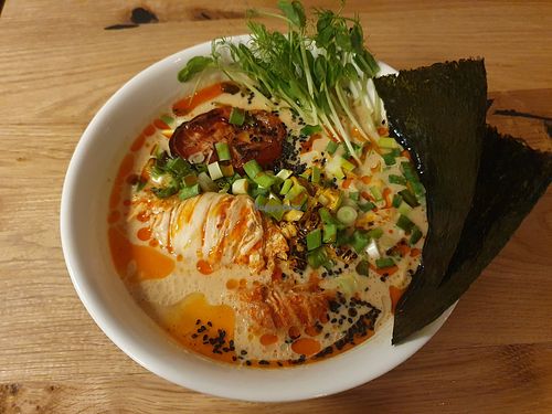 Kimchi ramen at YASAI in Warsaw