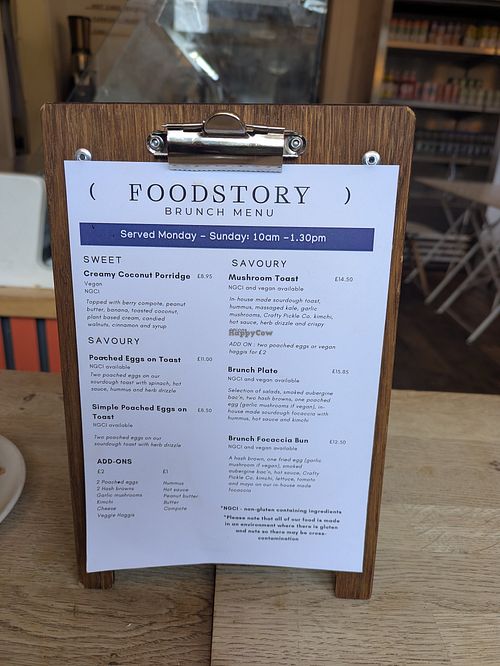 . at Foodstory in Edinburgh