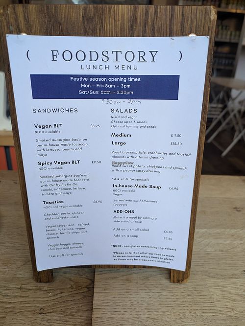 . at Foodstory in Edinburgh