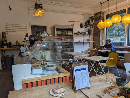 Inside at Foodstory in Edinburgh