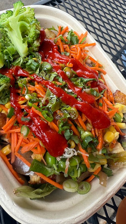 Build your own salad bowl with tofu at Silantra Asian Street Kitchen - Fruitville Pike in Lancaster