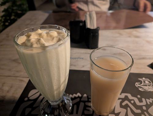 Virgin colada, lime and ginger juice at The Phoenician Restaurant in Nairobi