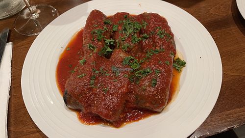 Cabbage rolls  at Kozak Homemade Ukrainian Food in Vancouver