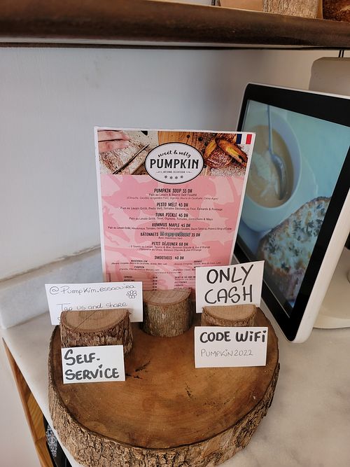 Info at Pumpkin  in Essaouira