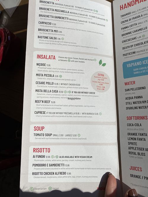   at Vapiano - Ramblas in Barcelona