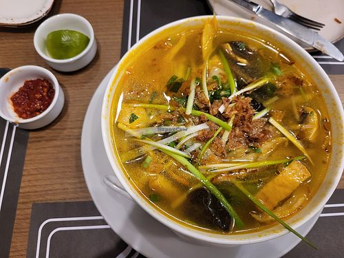 Vegan pho at Hanoi in Athens