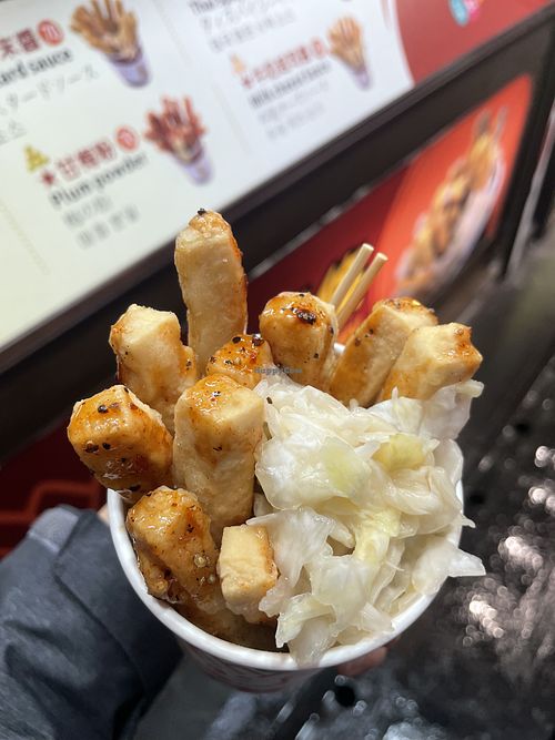 Tofu fries  at Longmother French Fries Tofu in Hualien