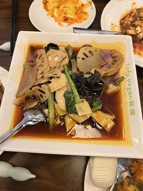   at Tofu Vegan - Spitalfields in East London