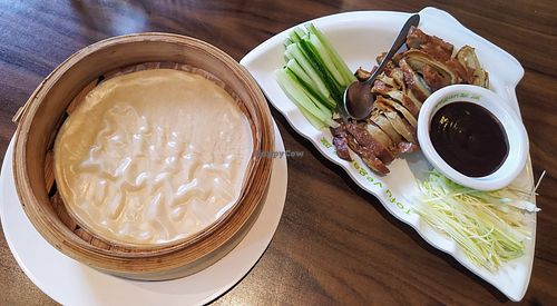 P'king duck at Tofu Vegan - Spitalfields in East London