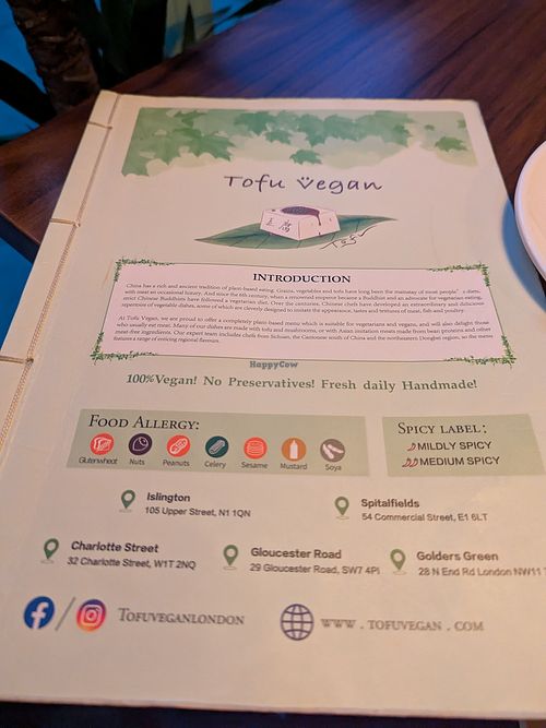  at Tofu Vegan - Spitalfields in East London