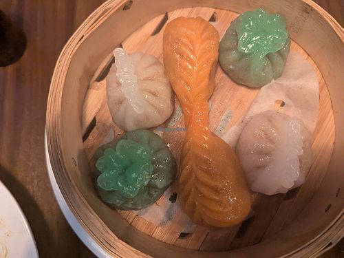 3 x 2 dumplings at Tofu Vegan - Spitalfields in East London