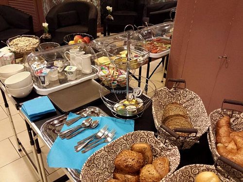 Vegan all you can eat buffet on Saturdays. Most of it vegan :) at Café Allerlei in Trier