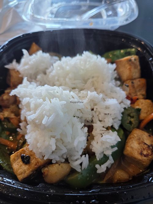 Rice was added at Anthony's Grill in Santa Fe