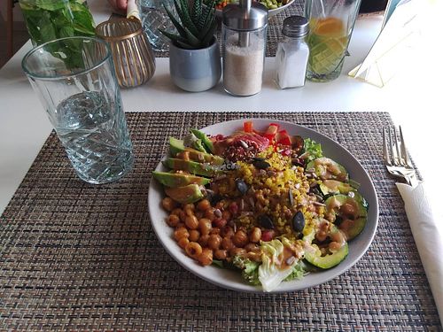 Protein Bowl at Blattwerk Café & Restaurant in Bad Homburg