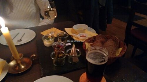 Antipasti, interesting variety of flavours! at Vaust Braugaststatte in Berlin