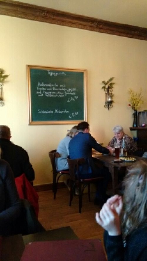 daily specials at Vaust Braugaststatte in Berlin