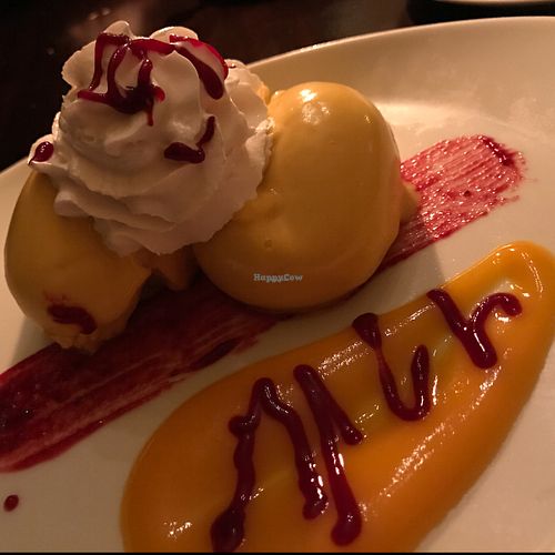 mango sorbet at Vaust Braugaststatte in Berlin