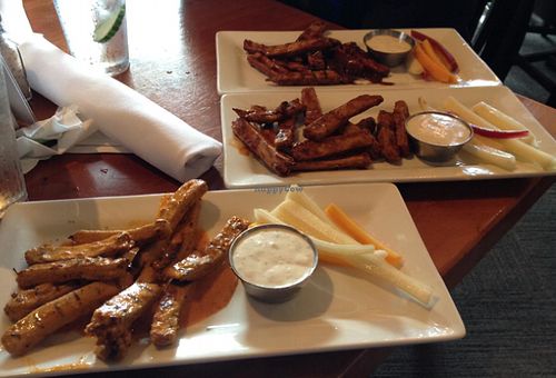 vegan chicken strips - appetizers  at Picazzo's Organic Italian Kitchen in Sedona