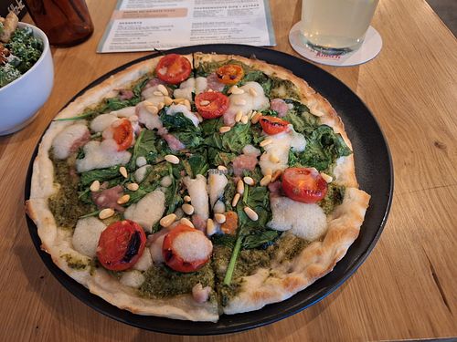 Pizza was delicious at Virtuous Pie in Cologne