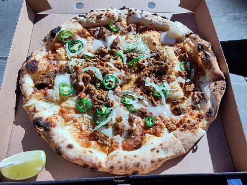 El Vato Loco pizza at El Vato Loco in Barcelona