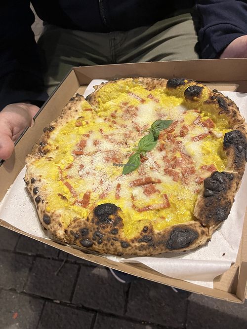 Carbonara (eggs & ham)  at El Vato Loco in Barcelona