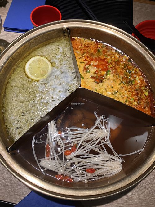 Three ways broth   at Little Lamb Bernina in Milan