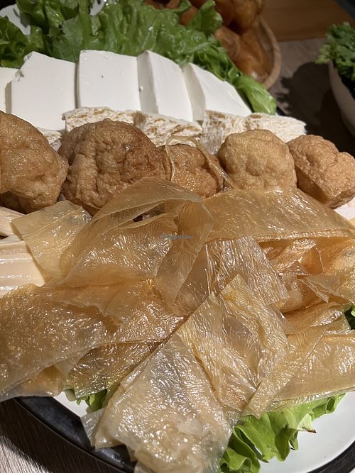 Mixed tofu and yuba  at Little Lamb Bernina in Milan