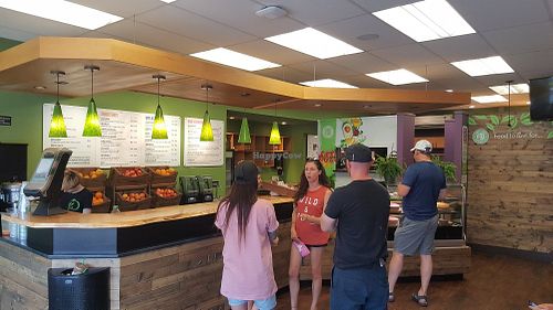 Inside at Power House Living Foods in Nanaimo