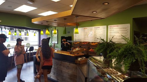 Inside at Power House Living Foods in Nanaimo