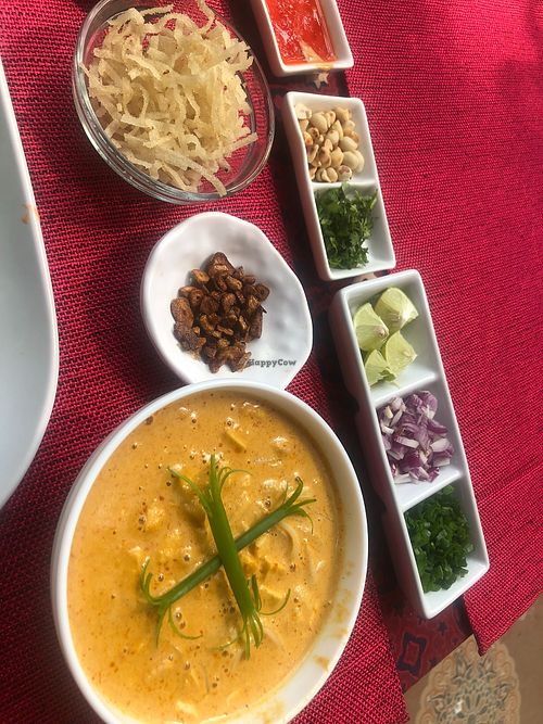 khow seuy with noodles at The Thai Vegan Kitchen in Karnataka
