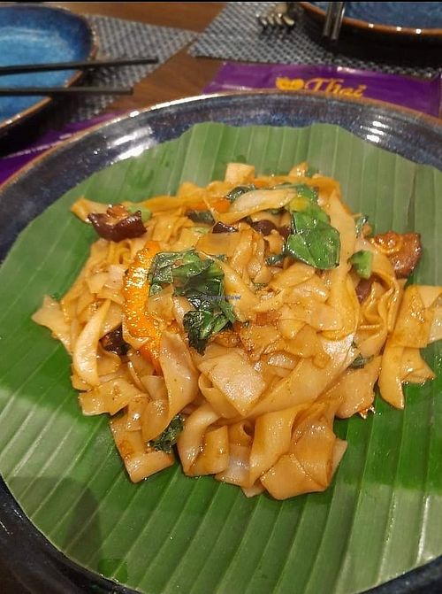 Vegan Thai noodles at Rak Thai Royal Thai Cuisine in Ho Chi Minh City