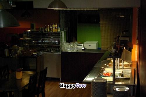 Cafe just before closing time. at Cafe Veganissimo in Helsinki