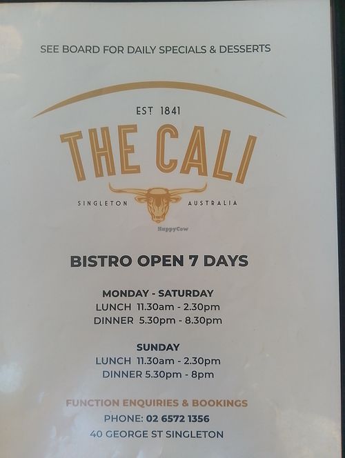 at The Cali - Caledonian Hotel in Singleton